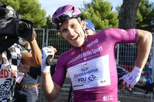 Giro d'Italia 2020: Demare seals hat-trick on fraught stage seven