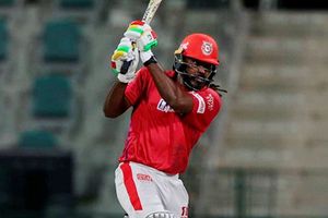 IPL 2020: KXIP vs RR, Match 50, 1st innings: Scintillating Gayle guides Kings XI Punjab to 185/4