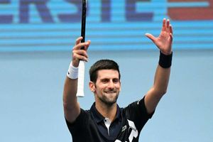 Djokovic set to match Sampras record after victory over Coric in Vienna
