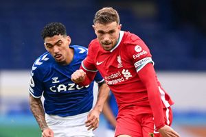 Everton 2-2 Liverpool: Henderson winner chalked off by VAR in frantic Merseyside derby