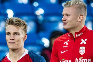 Hat-trick hero Haaland & fellow Norway star Odegaard indulge in mutual praise