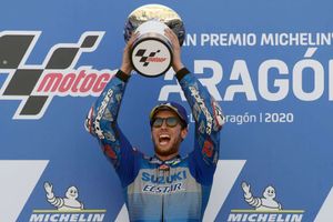 MotoGP 2020: Rins and Marquez revel in Aragon success as Mir rues bike issues