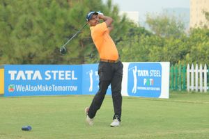 Local lad Akshay Sharma takes round one honours with a 64 at Panchkula