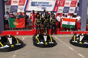 India's teenage racer Aashi Hanspal grabs two podium finishes in Dubai Endurance Karting Championship