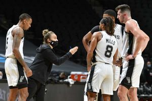 Becky Hammon says bigger picture can be 'overwhelming' as Spurs coach makes NBA history