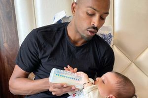 From national duty to father duty: Hardik Pandya shares adorable picture with son Agastya