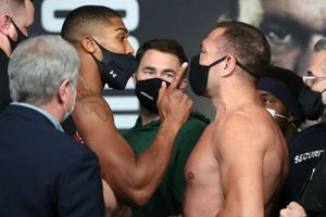 Joshua warns Pulev after weigh-in words: You're in against a real one now