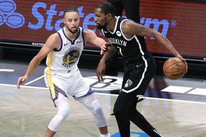Durant, Irving flex muscles as Nets crush Curry's Warriors in NBA curtain raiser