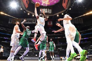 LeBron guides Lakers past Mavericks, Nets dominate Celtics