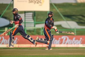 Defending champions Maratha off to a winning start riding on UAE's Abdul Shakoor's breezy knock
