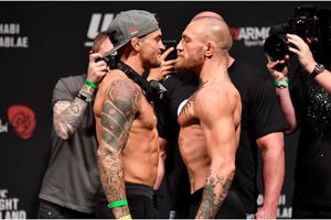 McGregor 'ready and raring to go' as he and Poirier make weight for UFC 257