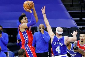 76ers snap Lakers' perfect away record in thriller as Harden, Durant and Irving inspire Nets