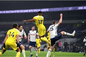 Tottenham 1-1 Fulham: Cavaleiro header holds Spurs