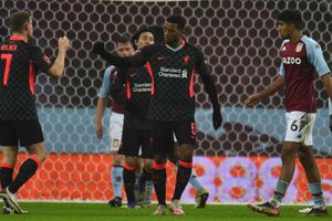 Aston Villa 1-4 Liverpool: Reds survive scare from youthful hosts