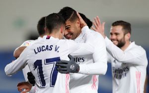 La Liga: Real Madrid beat Celta Vigo 2-0 to go top of the table
