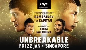 ONE Championship announces World Title headliner, return of Japanese legend for Unbreakable event