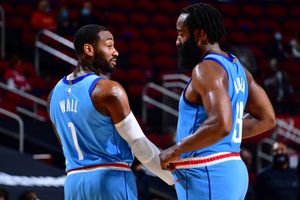 It was cool – Wall enjoys Harden connection in Rockets debut