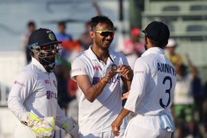 Axar's debut five-for helps India to record win over England