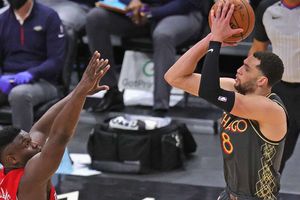 LaVine and White smash NBA three-point record, Doncic blazes Hawks with triple-double