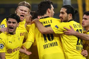 Champions League: Borussia Dortmund 2-2 Sevilla: Haaland brace sends hosts through to quarterfinals