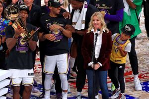 Lakers' Buss tells star-studded Nets to 'bring it on' in championship race