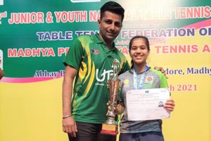 Maharashtra paddler Diya clinches second successive Youth Nationals title
