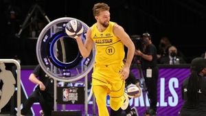 All-Star Game: Pacers' Sabonis upstages Doncic and Paul in NBA Skills Challenge