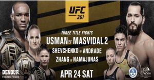 UFC welcomes back live fans with three blockbuster World Championship bouts