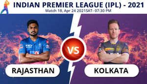 IPL 2021: RR vs KKR, Match 18 Toss, Playing XI: Rajasthan Royals win toss and elect to field