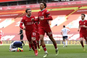 Liverpool 2-1 Aston Villa: Alexander-Arnold strikes late as Reds finally win at Anfield again