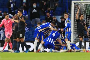 Brighton and Hove Albion 3-2 Manchester City: Burn clinches stunning comeback win