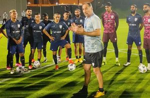 Indian football team begins training in Doha after all players test negative for COVID-19