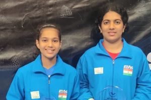 Indian paddlers Diya and Swastika finish runner-up in doubles at 2021 WTT Youth Star Contender