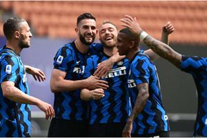 Inter 5-1 Udinese: Five-star Serie A champions sign off in style