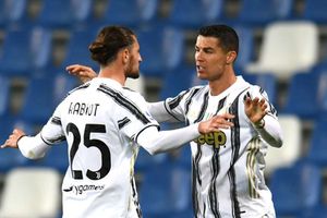 Sassuolo 1-3 Juventus: Ronaldo and Dybala reach centuries in crucial win
