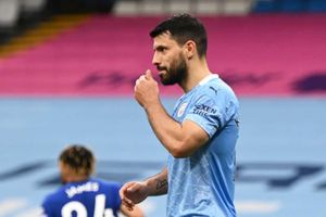 Aguer-woe! Sergio apologises for fluffed Panenka in Man City's defeat to Chelsea