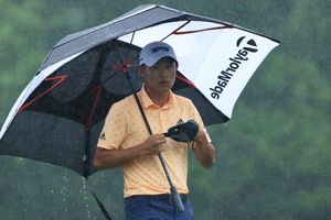 Morikawa earns early lead at storm-hit Memorial Tournament