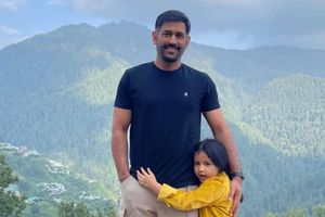 MS Dhoni enjoys at picturesque locations in Himachal Pradesh with family, sports a new look as well