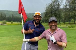 Yuvraj Singh plays golf with Sachin Tendulkar, says 'Last time you woke me up at 4 am was 21 years ago'