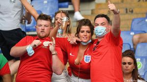 Euro 2020: EU-based England fans revel in Rome
