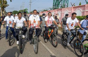 Tokyo 2020: Assam cycles to wish Olympics boxer Lovlina Borgohain