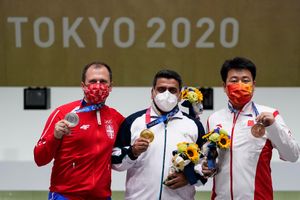 Soldier of his country: Iran's Olympic champion shooter is hospital nurse too, served in COVID wards