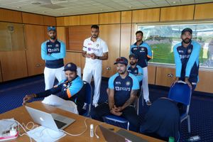 Team India watching Team India! Wasim Jaffer's witty reaction as Rohit Sharma & Co. watch India-Sri Lanka ODI