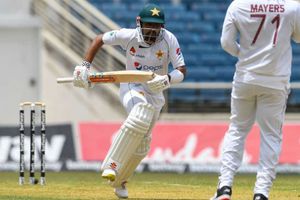 West Indies vs Pakistan, 1st Test, Day 3: Babar battles to keep visitors on track after wobble