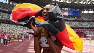 Tokyo Olympics: Malaika Mihambo wins long jump gold for Germany
