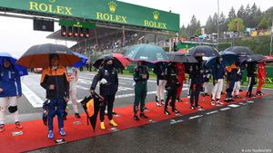 Formula One: Max Verstappen of Red Bull wins shortest race in history at Belgian Grand Prix