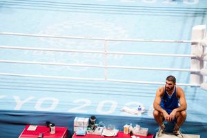 Tokyo Olympics: French super heavyweight boxer sits on ring apron in protest after disqualification loss