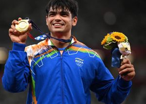 Javelin thrower Neeraj Chopra creates history, wins first-ever athletics gold for India in Olympics