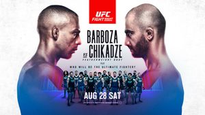 UFC Vegas 35: Barboza vs Chikadze fight card, date, time in India and where to watch