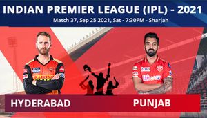 IPL 2021: SRH vs PBKS, Match 37 Toss, Playing XI: Sunrisers Hyderabad elect to bowl first against Punjab Kings